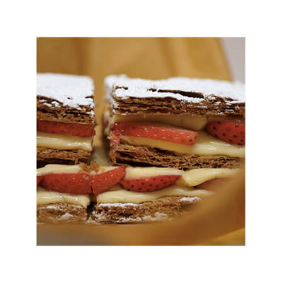 Mille feuilles fraises pastocuiseur-Hubert-Cloix Mille feuilles fraises pastocuiseur-Hubert-Cloix
