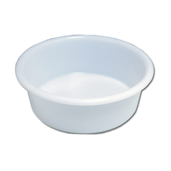 CUVETTE RONDE PEHD BLANC 9L