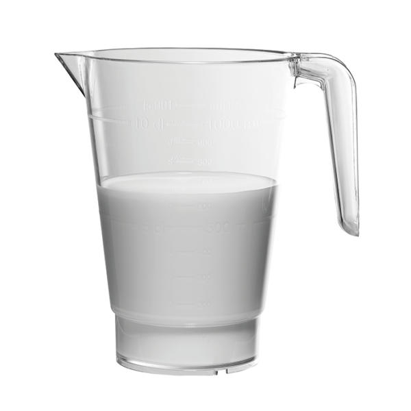 PICHET GRADUE CRISTAL+ 1LITRE