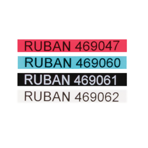 RUBAN DYMO NOIR/ROUGE 9MMX7M