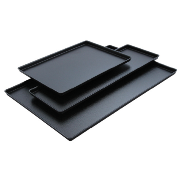 PLATEAU ABS NOIR 600X400X20MM