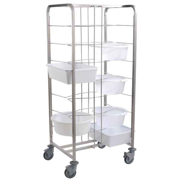CHARIOT INOX 16 BACS PATONS