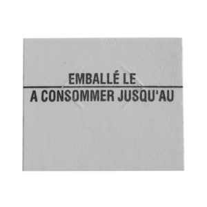8*1750 ETIQUETTE DATE EMB/CONS