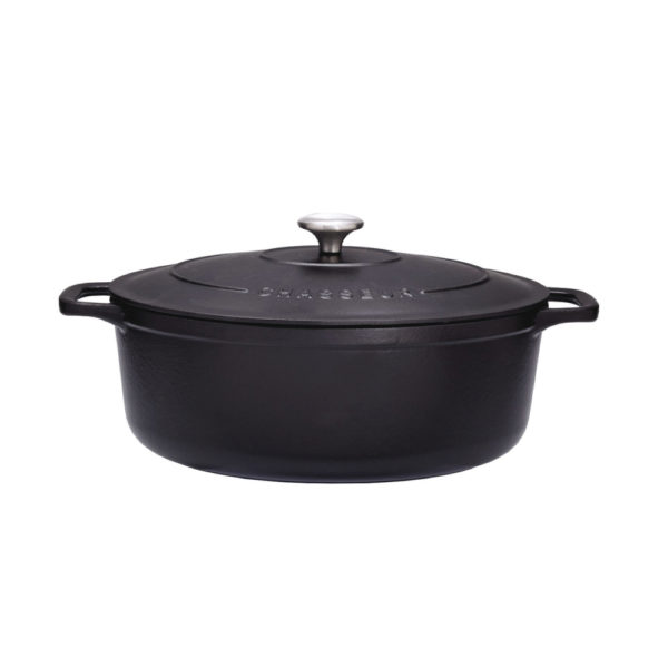 COCOTTE OVALE FONTE NOIR L310