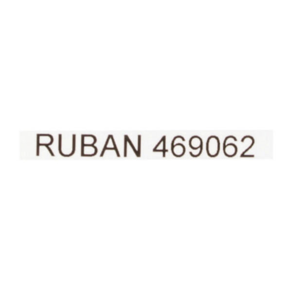RUBAN DYMO NOIR FD BLANC 9MM