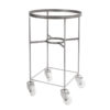 Chariot inox pour bac grand volume hémisphérique 75 L