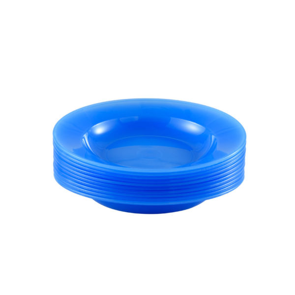 Assiettes - lot de 10 - bleu
