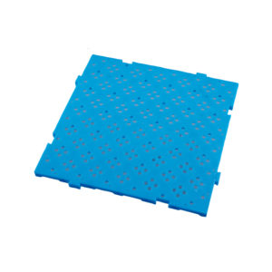 Caillebotis HACCP 50 x 50 cm, épaisseur 22 mm – bleu