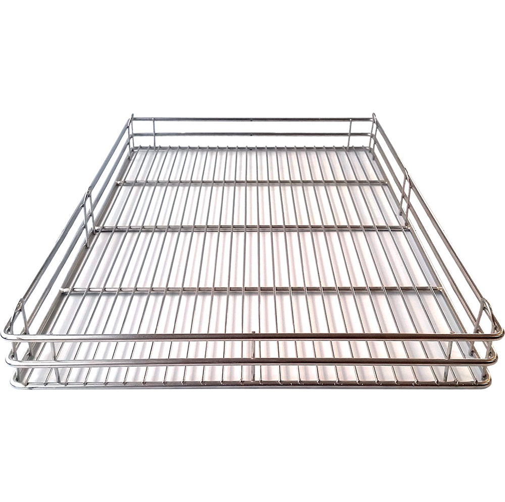 Grille inox avec rebords - 400x600mm - Hubert Cloix