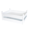 Bac empilable avec 4 pieds GILAC 540 x 360 x 120 mm - 10 L - blanc – Image 4