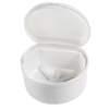 Boîte à dentier avec panier amovible - blanc – Image 2