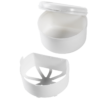 Boîte à dentier avec panier amovible - blanc – Image 3