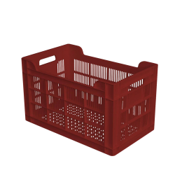 Caisse ajourée 500 x 300 32 L - brique