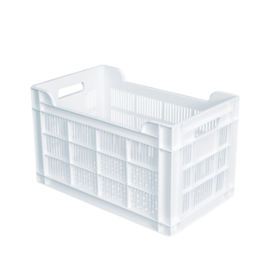 Caisse ajourée 500 x 300 x 300 mm 32 L - blanc