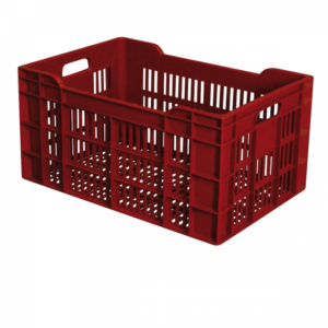 Caisse ajourée 600 x 400 x 300 mm 60 L - brique