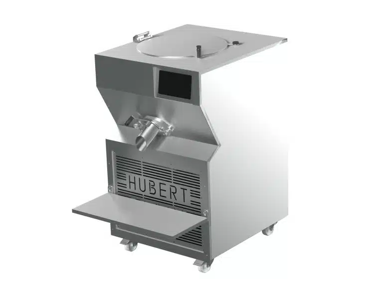 Pastocuiseur 60 litres en vue pleine hauteur, fabrication inox de qualité, made in France.