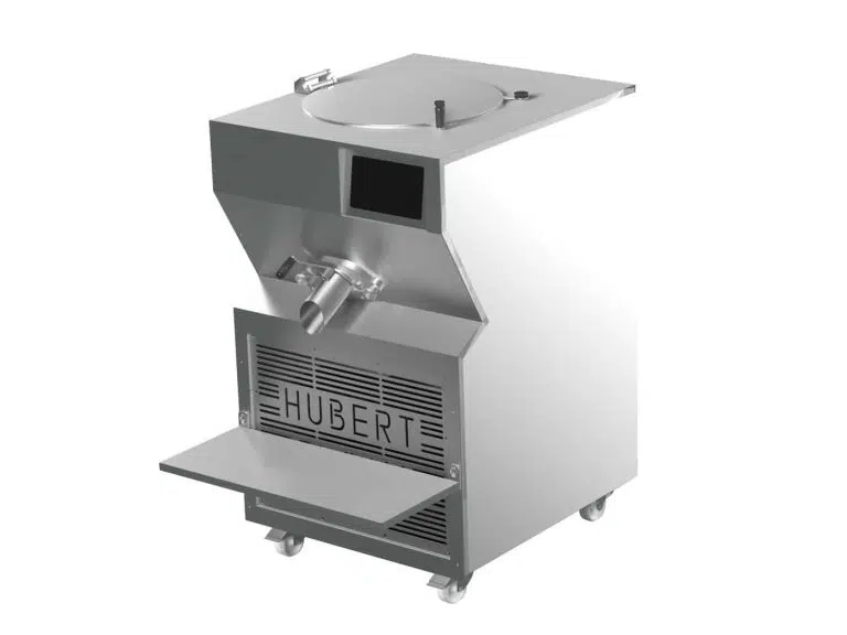 refroidisseur mélangeur 60 L en vue pleine, fabrication inox made in France.